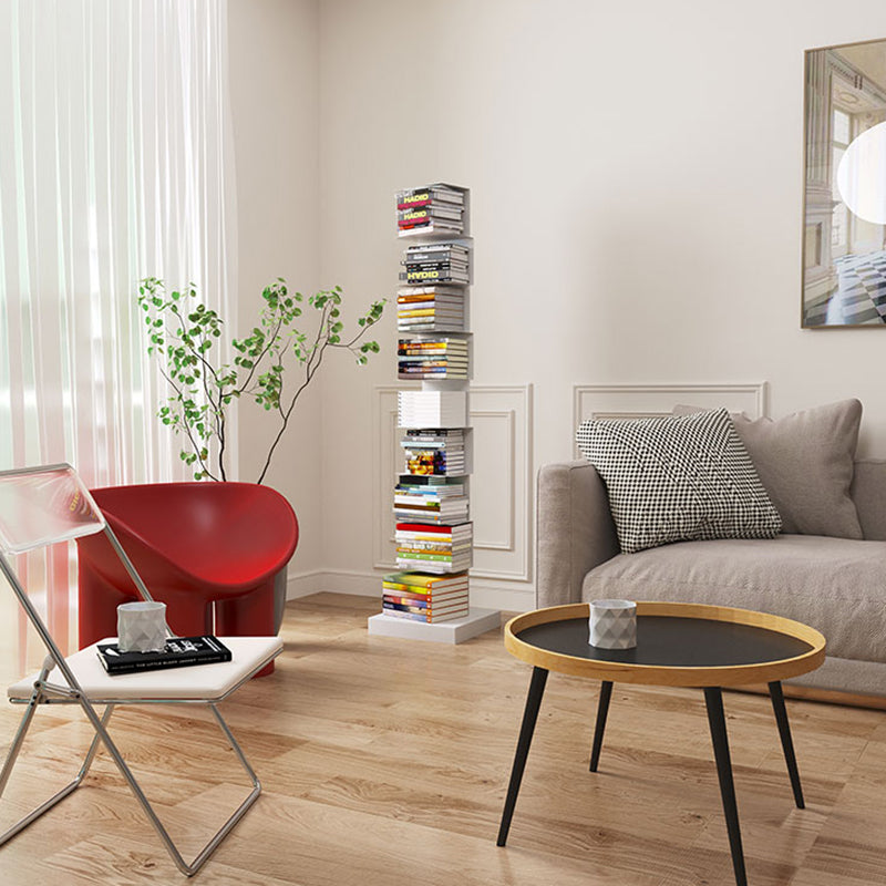 Modem Metal Bookshelf Geometric Shelf Bookshelf for Home Office 13.8" W Clearhalo 'Bookcases' 'furn' 'furn_bookcases' 'Furniture' 'Office Furniture' 6089389