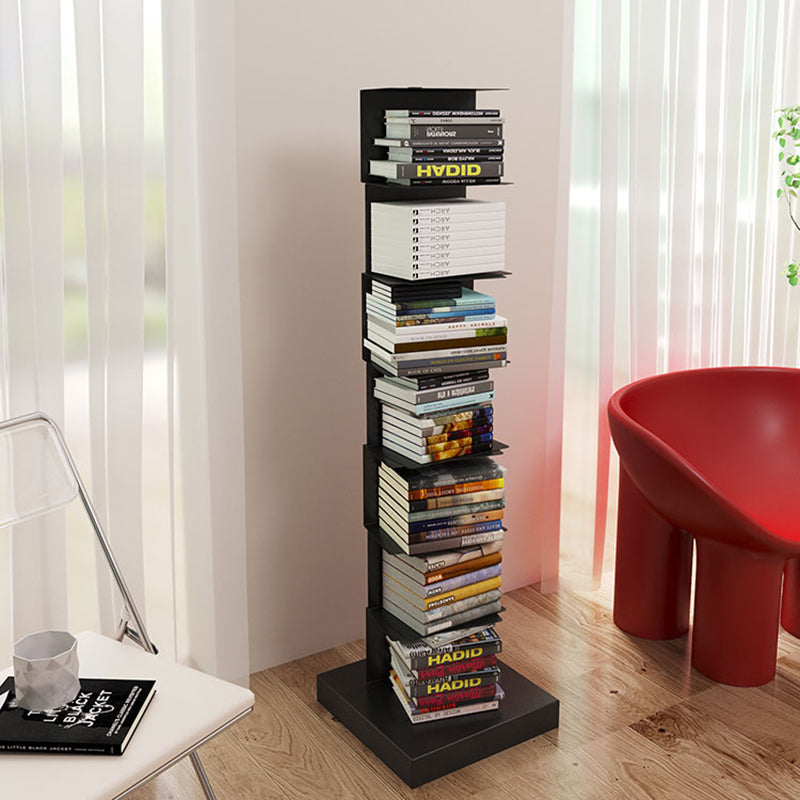 Modem Metal Bookshelf Geometric Shelf Bookshelf for Home Office 13.8" W Clearhalo 'Bookcases' 'furn' 'furn_bookcases' 'Furniture' 'Office Furniture' 6089394