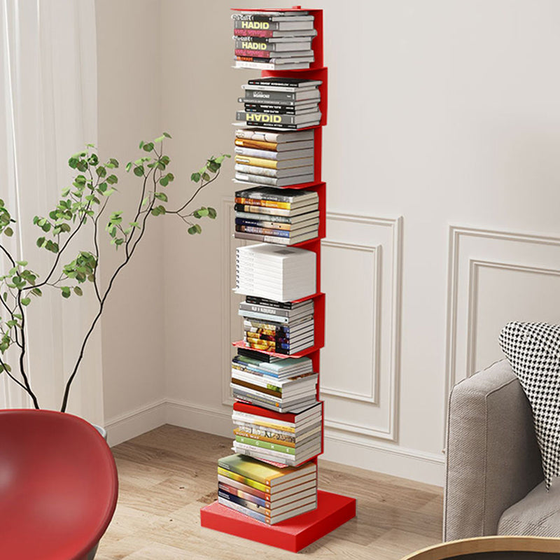 Modem Metal Bookshelf Geometric Shelf Bookshelf for Home Office 13.8" W Clearhalo 'Bookcases' 'furn' 'furn_bookcases' 'Furniture' 'Office Furniture' 6089396