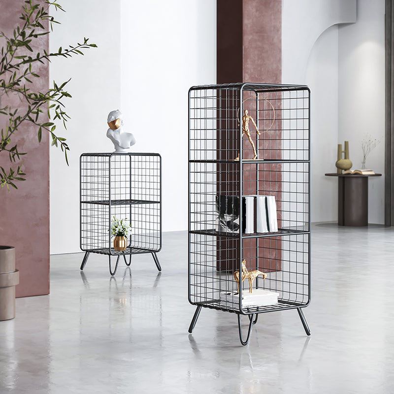 Glam Metal Bookshelf Standard Shelf Shelfshelf for Home Office