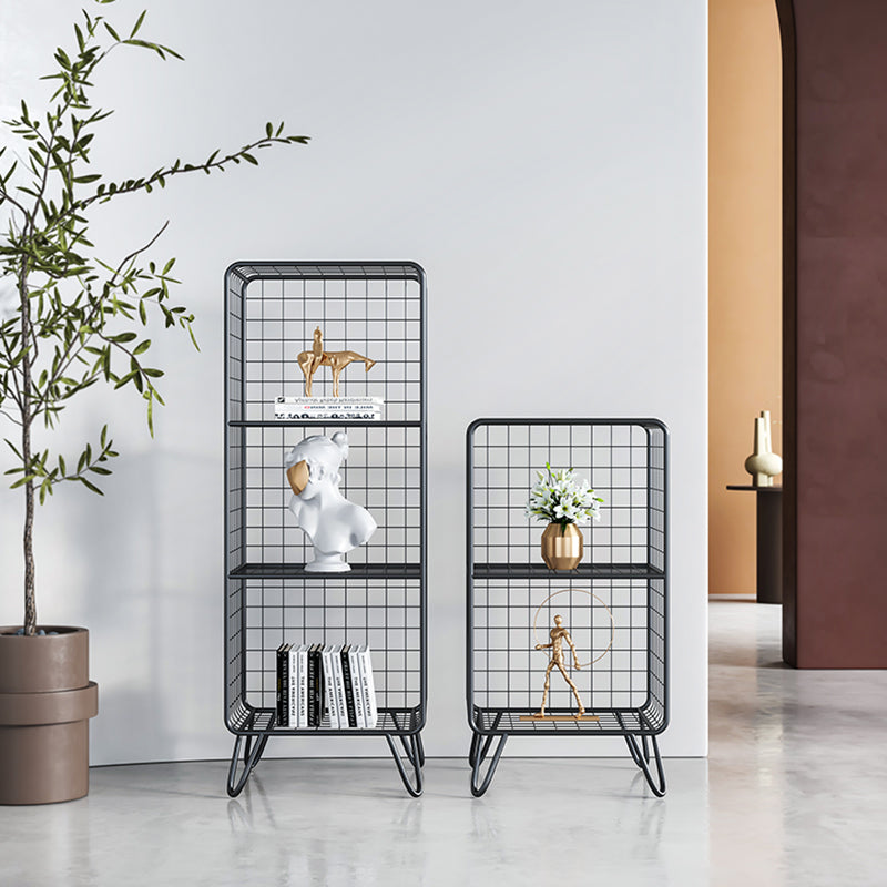 Glam Metal Bookshelf Standard Shelf Shelfshelf for Home Office