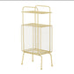 9" Wide Glam Shelf Bookcase Closed Back Shelves Included Bookcase