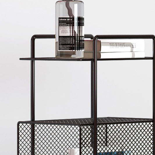 9" Wide Glam Shelf Bookcase Closed Back Shelves Included Bookcase