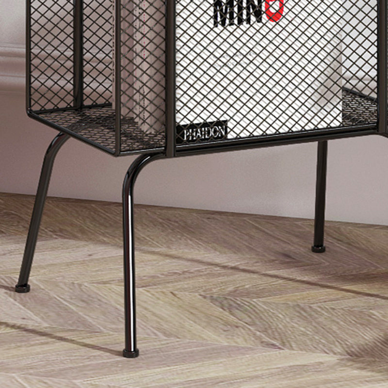 9" Wide Glam Shelf Bookcase Closed Back Shelves Included Bookcase