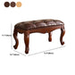 Rectangle 15.7" Wide Entryway Bench Traditional Upholstered Seating Bench with Cushioned Clearhalo 'Benches' 'Chairs & Seating' 'furn' 'furn_benches' 'Furniture' 'Living Room Furniture' 6089511