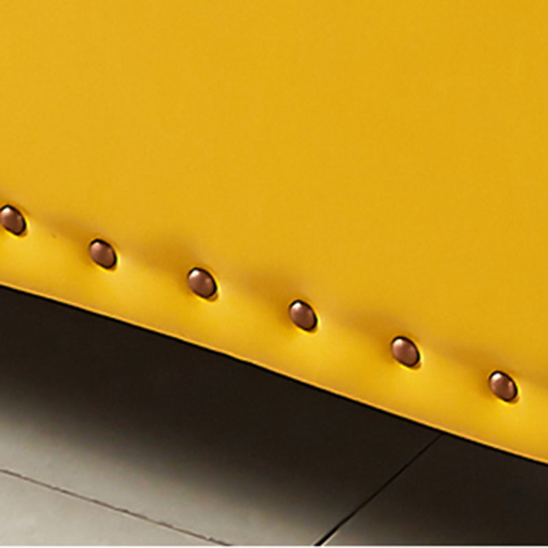 15.7" W Cushioned Seating Bench Mid-Century Modern Upholstered Bench Clearhalo 'Benches' 'Chairs & Seating' 'furn' 'furn_benches' 'Furniture' 'Living Room Furniture' 6089528