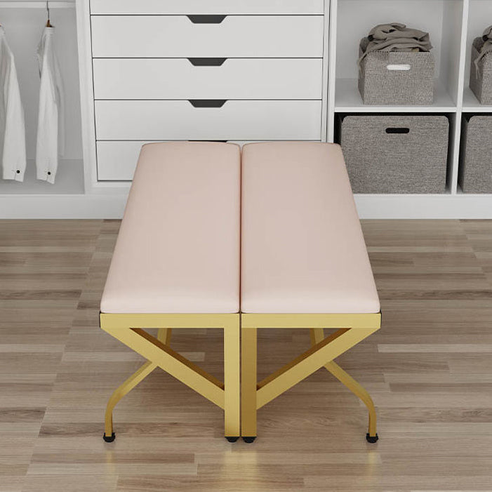 Modern Seating Bench Foam Bench 13.78" W 17.72" H with Legs for Bedroom Clearhalo 'Benches' 'Chairs & Seating' 'furn' 'furn_benches' 'Furniture' 'Living Room Furniture' 6089560