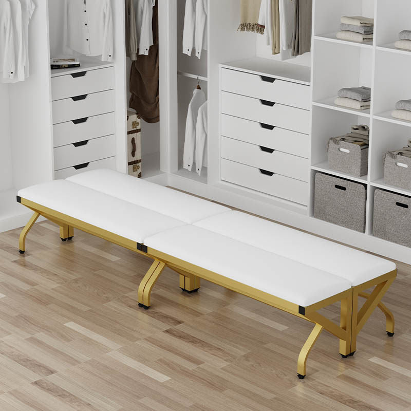 Modern Seating Bench Foam Bench 13.78" W 17.72" H with Legs for Bedroom Clearhalo 'Benches' 'Chairs & Seating' 'furn' 'furn_benches' 'Furniture' 'Living Room Furniture' 6089561