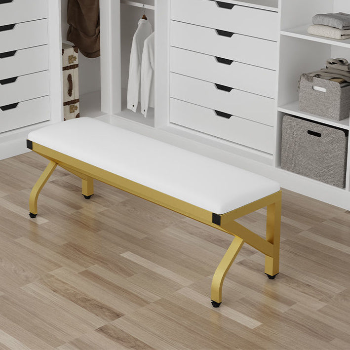 Modern Seating Bench Foam Bench 13.78" W 17.72" H with Legs for Bedroom Clearhalo 'Benches' 'Chairs & Seating' 'furn' 'furn_benches' 'Furniture' 'Living Room Furniture' 6089564