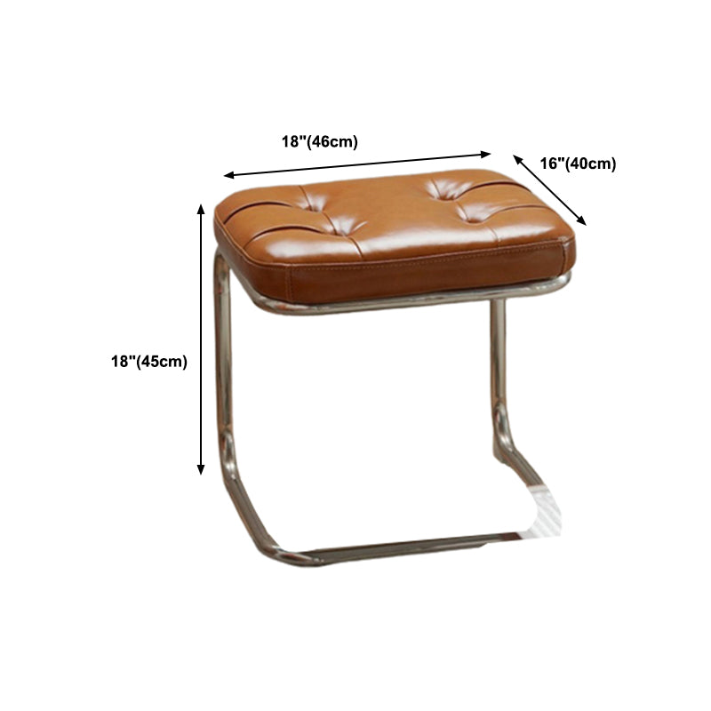 Mid-Century Modern Seating Bench Upholstered Cushioned Ottoman Bench Clearhalo 'Benches' 'Chairs & Seating' 'furn' 'furn_benches' 'Furniture' 'Living Room Furniture' 6089583