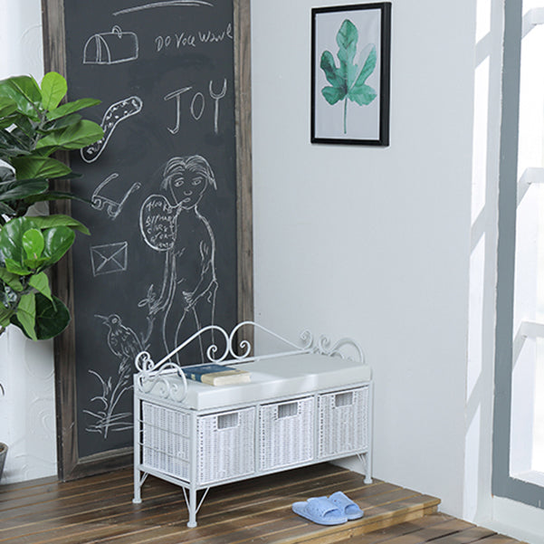 Rectangle 13.8" Wide Entryway Bench Traditional Upholstered Seating Bench with Cushioned Clearhalo 'Benches' 'Chairs & Seating' 'furn' 'furn_benches' 'Furniture' 'Living Room Furniture' 6089652