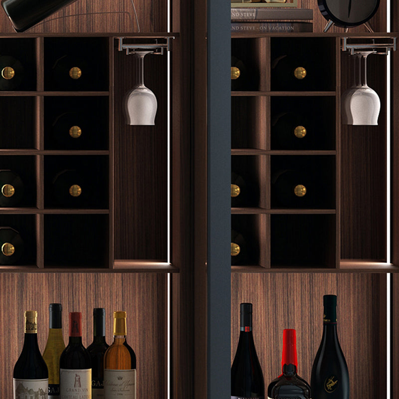 モダンな木製ディスプレイスタンドガラスドアリビングルーム用の収納キャビネット