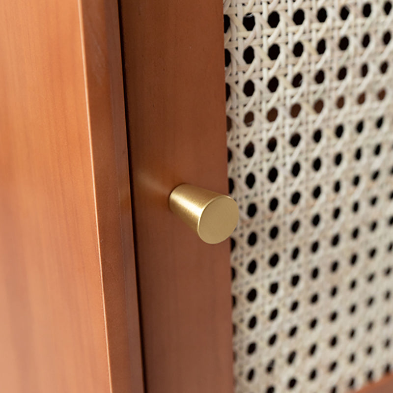 Solid Wood Bed Nightstand Contemporary Night Table with Cabinets Clearhalo 'Bedroom Furniture' 'furn' 'furn_night_stand' 'Furniture' 'night_stand' 'Nightstands' 6089866