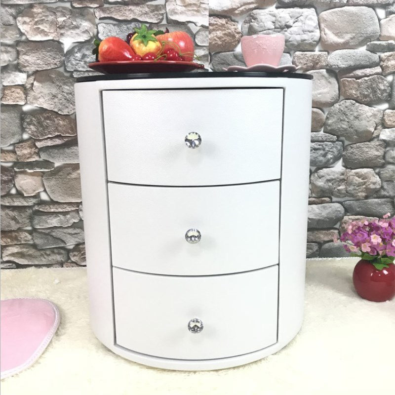 Night-tands de lit en bois faux en bois moderne avec 2 tiroirs