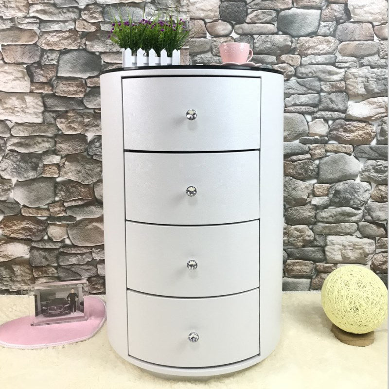 Night-tands de lit en bois faux en bois moderne avec 2 tiroirs