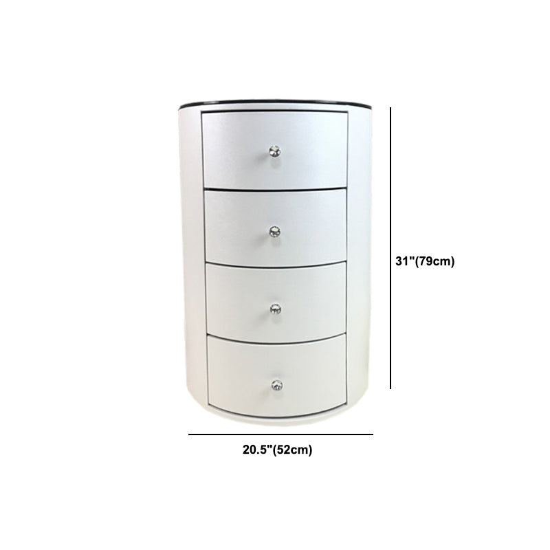 Night-tands de lit en bois faux en bois moderne avec 2 tiroirs