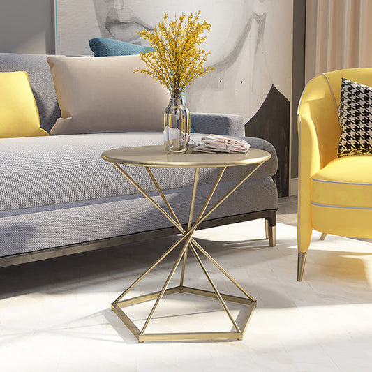 Mesa de acento de metal contemporáneo Nightsnant 19.68 "H cama nocturna de cama H