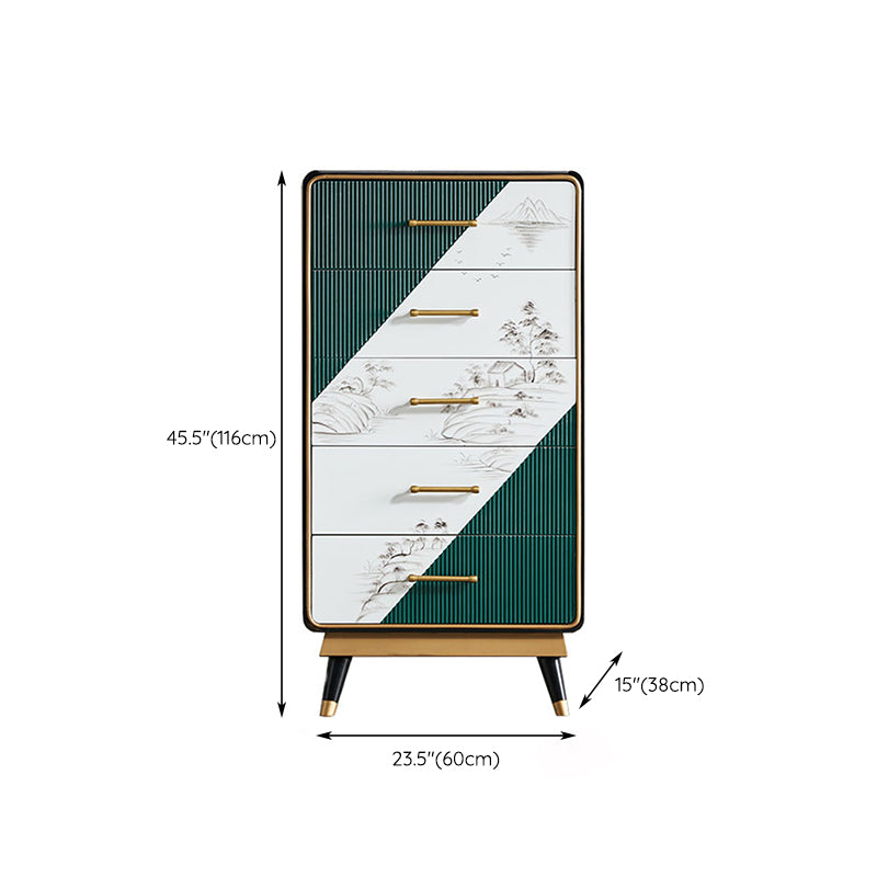 Stone Storage Chest Modern Storage Chest Dresser with 3/5/6 Drawers Clearhalo 'Bedroom Furniture' 'Dressers & Chests' 'dressers_chests' 'furn' 'furn_dressers_chests' 'Furniture' 6090032