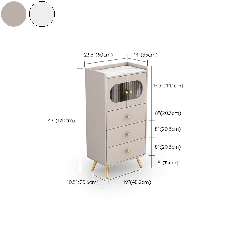 13.65-inch Width Glam Storage Chest Stone Storage Chest Dresser Clearhalo 'Bedroom Furniture' 'Dressers & Chests' 'dressers_chests' 'furn' 'furn_dressers_chests' 'Furniture' 6090052