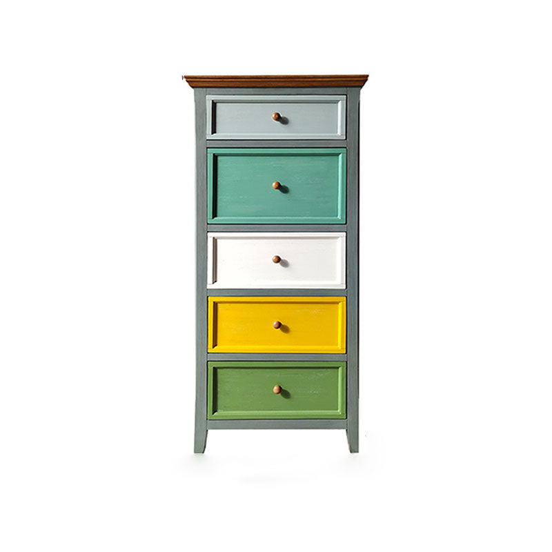 Coastal opbergkist vervaardigd houten dressoir met 3/5/6/8 laden