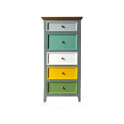 Coastal opbergkist vervaardigd houten dressoir met 3/5/6/8 laden