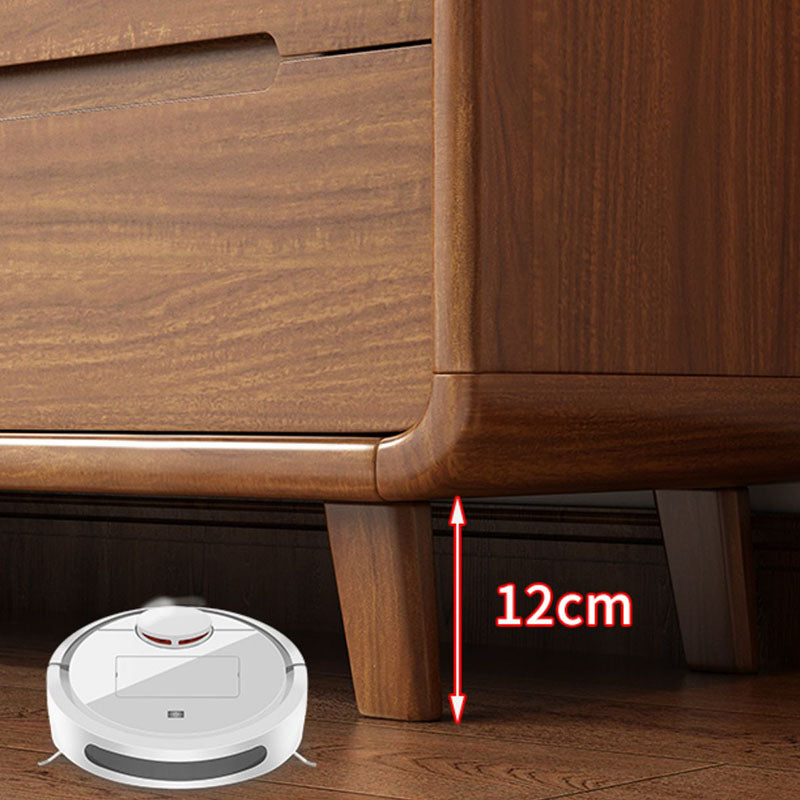 Cassapanca moderna in legno per la casa in marrone con cassetti