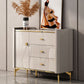 Stone Glam Chest Slaapkamer opbergkist in wit met laden