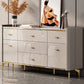 Stone Glam Chest Slaapkamer opbergkist in wit met laden
