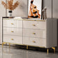 Stone Glam Chest Slaapkamer opbergkist in wit met laden