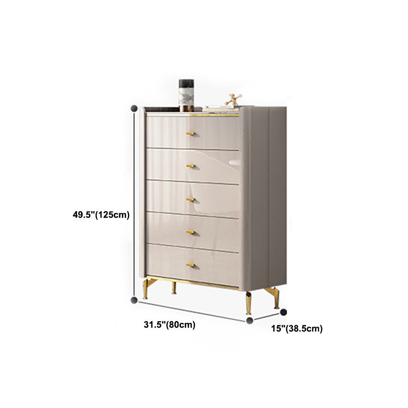 Stone Glam Chest Slaapkamer opbergkist in wit met laden