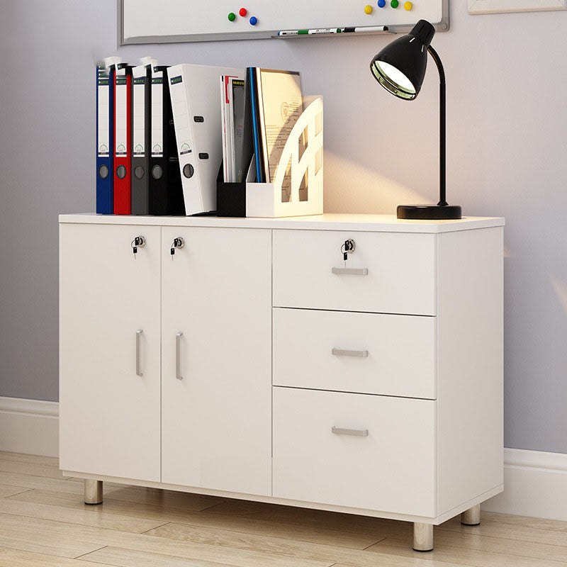 Eigentijdse slaapkamer gemanipuleerde houten opbergkast slaapkamer kist met laden