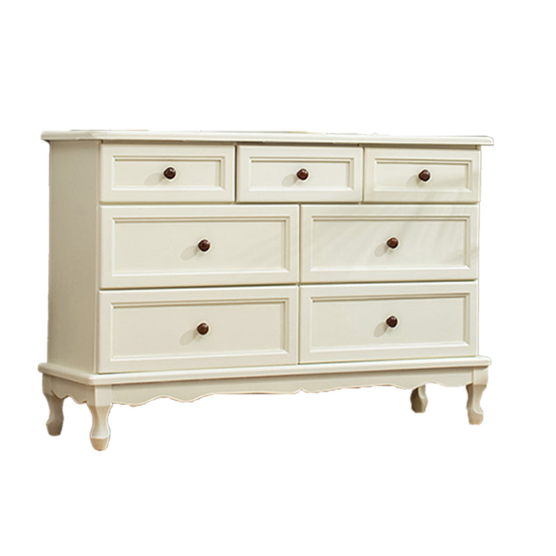Coffre de rangement nautique en bois massif, coffre de chambre à coucher avec plusieurs tiroirs
