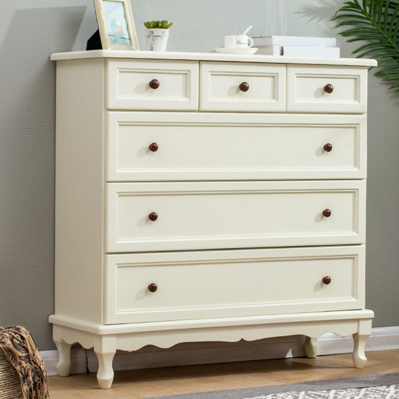 Coffre de rangement nautique en bois massif, coffre de chambre à coucher avec plusieurs tiroirs