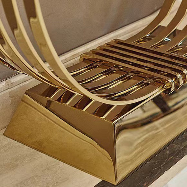 Tabella dell'accento glam di marmo da 31,5 pollici di console alta con 1 scaffale