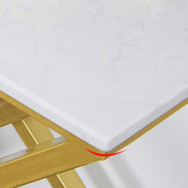 31.5 "Tall Glam Accent Tabel 1-plank marmerconsole Tafel voor Hall