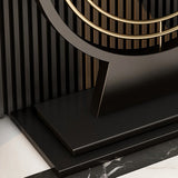 31,5-Zoll hoher Konsolentisch kratzfester Steinakzentisch für die Halle