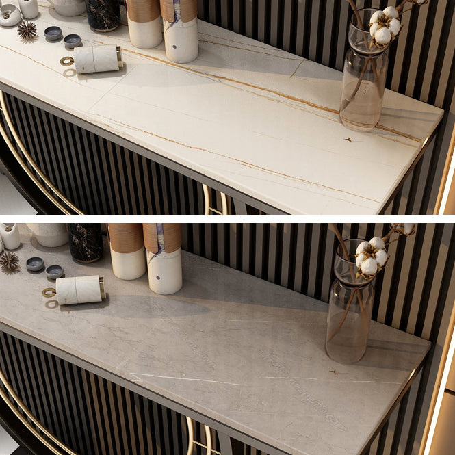 31,5-Zoll hoher Konsolentisch kratzfester Steinakzentisch für die Halle