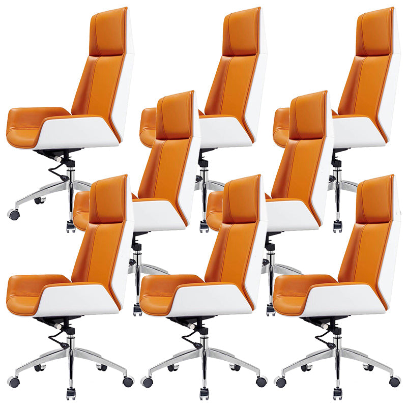 Moderner armloser Bürostuhl drehbarem Höhepunkt mit Rädern schwenkbarer verstellbarer Stuhl