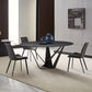 Modern Style Round Stone Table Set 1/2/3/4/7 Pieces Dining Set for Kitchen