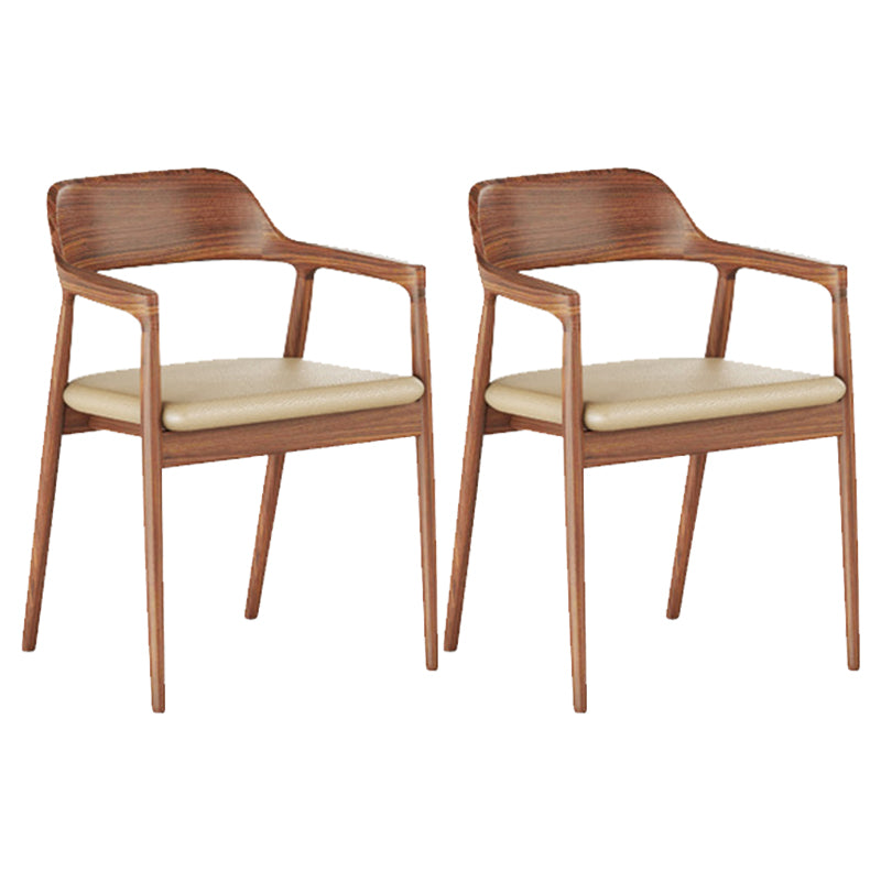 Modern Rectangle Wood Dining Table Set 1/2/5/7 Pieces Dining Set for Home Use 2 Brown Chairs Clearhalo 'Dining Room Sets' 'Dining Tables & Seating' 'dining_room_set' 'furn' 'furn_dining_room_set' 'Furniture' 'Kitchen & Dining Furniture' 6093702