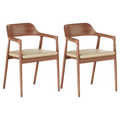 Modern Rectangle Wood Dining Table Set 1/2/5/7 Pieces Dining Set for Home Use 2 Brown Chairs Clearhalo 'Dining Room Sets' 'Dining Tables & Seating' 'dining_room_set' 'furn' 'furn_dining_room_set' 'Furniture' 'Kitchen & Dining Furniture' 6093702