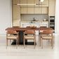 Modern Rectangle Wood Dining Table Set 1/2/5/7 Pieces Dining Set for Home Use Clearhalo 'Dining Room Sets' 'Dining Tables & Seating' 'dining_room_set' 'furn' 'furn_dining_room_set' 'Furniture' 'Kitchen & Dining Furniture' 6093710