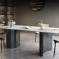 Modern 1/2/3/4/7 Pieces Rectangle Dining Set Sintered Stone Top Dinette Table Set