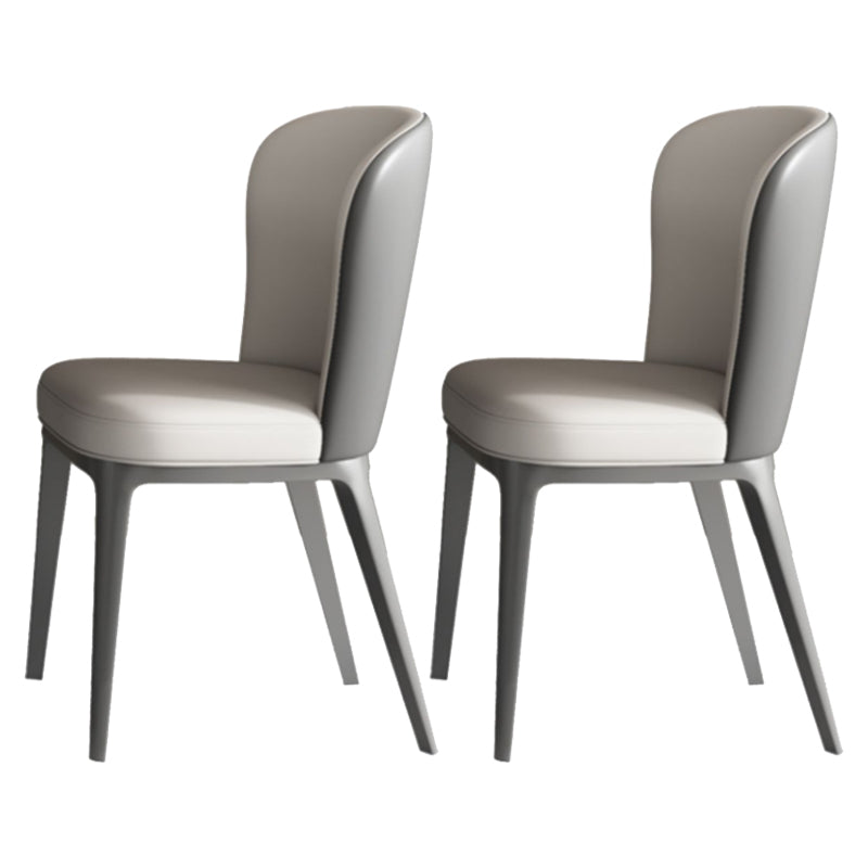 Modern 1/2/5/7 Pieces Rectangle Dining Set Sintered Stone Top Dinette Table Set 2 White Chairs Clearhalo 'Dining Room Sets' 'Dining Tables & Seating' 'dining_room_set' 'furn' 'furn_dining_room_set' 'Furniture' 'Kitchen & Dining Furniture' 6093735