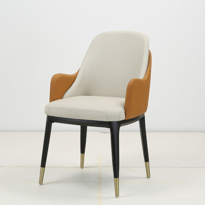 Glam Style Faux Marble Dining Set Round 1/4/5 Pieces Dining Set for Home Use