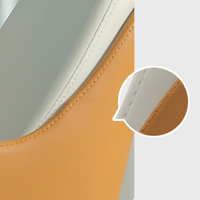 Glam Style Faux Marble Dining Set Round 1/4/5 Pieces Dining Set for Home Use