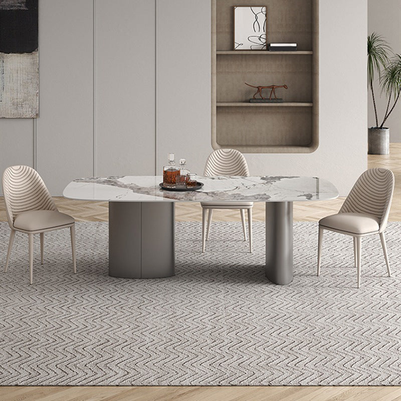 Hedendaagse stijl rechthoektafel Set 1/4/5/6 stukken Dinerset voor keuken