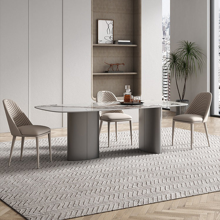 Hedendaagse stijl rechthoektafel Set 1/4/5/6 stukken Dinerset voor keuken