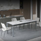 1/4/5/6/7 stukken Moderne rechthoek Dinerset Sintered Stone Top Dinette Table Set