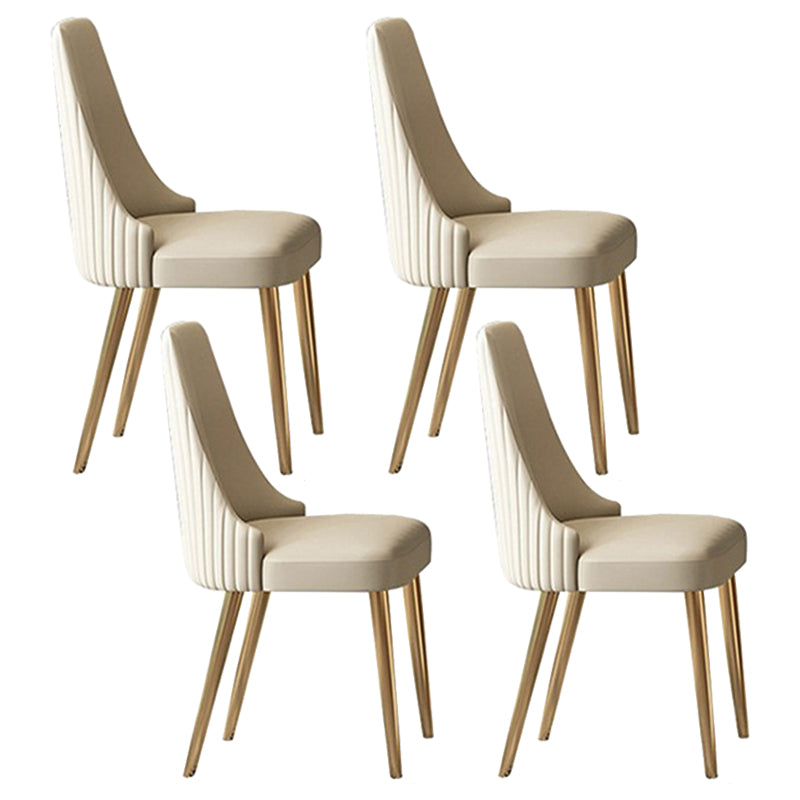 Glam -stijl rechthoekige tafel ingesteld 1/4/5/7 stukken dinerset voor keuken